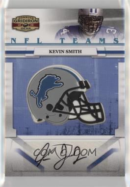 2008 Donruss Gridiron Gear - NFL Team Rookie Signatures #NFLT-30 - Kevin Smith /30