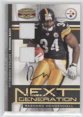 2008 Donruss Gridiron Gear - Next Generation - Combo Jerseys Signatures Prime #NG-28 - Rashard Mendenhall /15