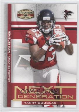 2008 Donruss Gridiron Gear - Next Generation - Gold #NG-34 - Harry Douglas /100