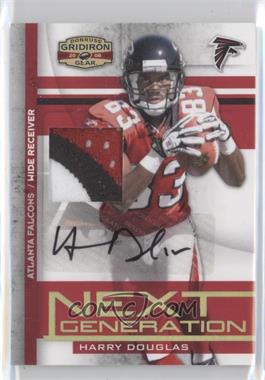 2008 Donruss Gridiron Gear - Next Generation - Jersey Signatures Prime #NG-34 - Harry Douglas /25