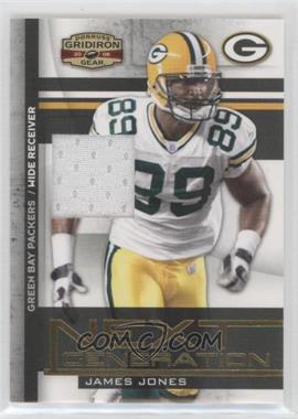 2008 Donruss Gridiron Gear - Next Generation - Jerseys #NG-38 - James Jones /250