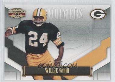 2008 Donruss Gridiron Gear - Performers - Gold #P-48 - Willie Wood /100