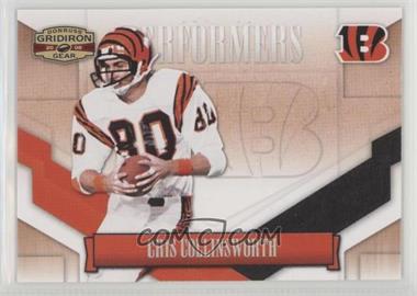 2008 Donruss Gridiron Gear - Performers - Silver #P-21 - Cris Collinsworth /250