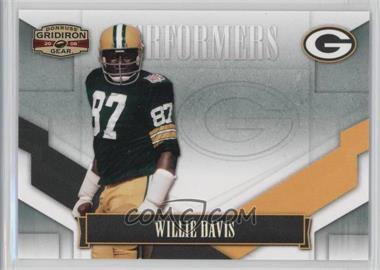 2008 Donruss Gridiron Gear - Performers - Silver #P-47 - Willie Davis /250