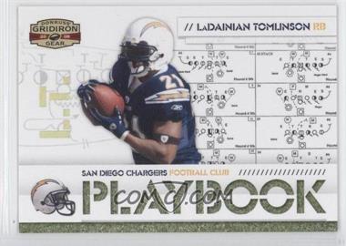 2008 Donruss Gridiron Gear - Playbook - Gold #PL-19 - LaDainian Tomlinson /100