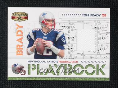 2008 Donruss Gridiron Gear - Playbook - Patches #PL-3 - Tom Brady /25