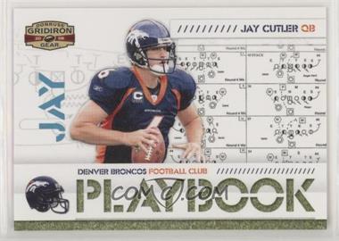2008 Donruss Gridiron Gear - Playbook - Platinum #PL-12 - Jay Cutler /25