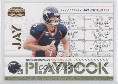 2008 Donruss Gridiron Gear - Playbook #PL-12 - Jay Cutler /500