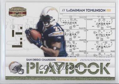 2008 Donruss Gridiron Gear - Playbook #PL-19 - LaDainian Tomlinson /500