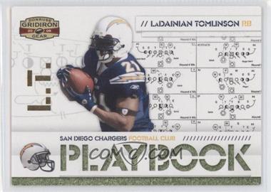 2008 Donruss Gridiron Gear - Playbook #PL-19 - LaDainian Tomlinson /500