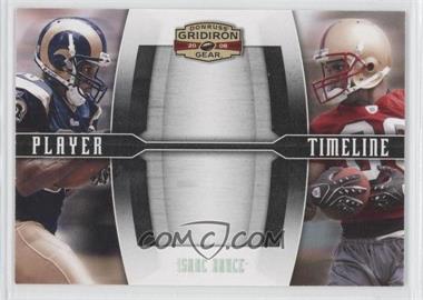 2008 Donruss Gridiron Gear - Player Timeline - Silver #PT-7 - Isaac Bruce /250