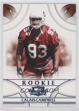 2008 Donruss Threads - [Base] - Blue Century Proof #162 - Calais Campbell /350