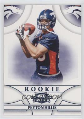 2008 Donruss Threads - [Base] - Blue Century Proof #222 - Peyton Hillis /350