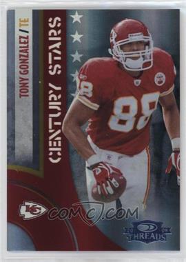 2008 Donruss Threads - Century Stars - Century Proof #CS-14 - Tony Gonzalez /100