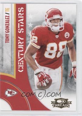 2008 Donruss Threads - Century Stars #CS-14 - Tony Gonzalez