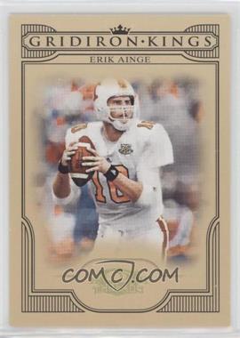 2008 Donruss Threads - College Gridiron Kings - Gold #CGK-14 - Erik Ainge /100