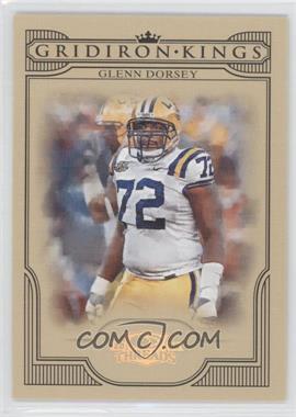 2008 Donruss Threads - College Gridiron Kings - Gold #CGK-17 - Glenn Dorsey /100