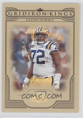 2008 Donruss Threads - College Gridiron Kings - Gold #CGK-17 - Glenn Dorsey /100