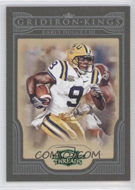 2008 Donruss Threads - College Gridiron Kings - Green Framed #CGK-12 - Early Doucet III /25