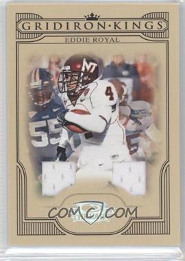 2008 Donruss Threads - College Gridiron Kings - Materials #CGK-13 - Eddie Royal /250