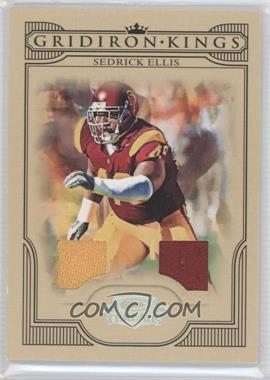 2008 Donruss Threads - College Gridiron Kings - Materials #CGK-31 - Sedrick Ellis /250