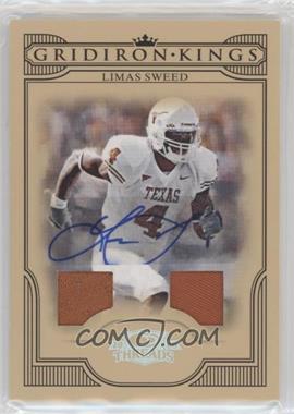 2008 Donruss Threads - College Gridiron Kings - Signature Materials #CGK-25 - Limas Sweed /30 [Good to VG‑EX]