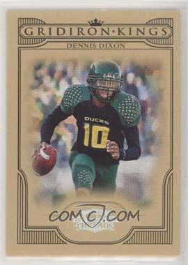2008 Donruss Threads - College Gridiron Kings - Silver #CGK-11 - Dennis Dixon /250