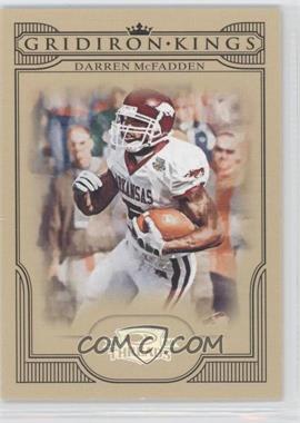 2008 Donruss Threads - College Gridiron Kings - Silver #CGK-40 - Darren McFadden /250