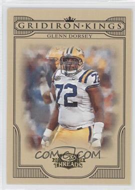 2008 Donruss Threads - College Gridiron Kings #CGK-17 - Glenn Dorsey