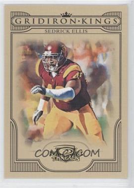 2008 Donruss Threads - College Gridiron Kings #CGK-31 - Sedrick Ellis