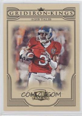 2008 Donruss Threads - College Gridiron Kings #CGK-37 - Aqib Talib