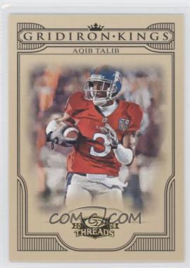 2008 Donruss Threads - College Gridiron Kings #CGK-37 - Aqib Talib