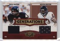 Gale Sayers, Devin Hester #/250