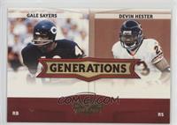 Gale Sayers, Devin Hester