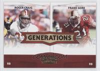 Roger Craig, Frank Gore