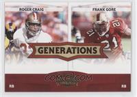 Roger Craig, Frank Gore