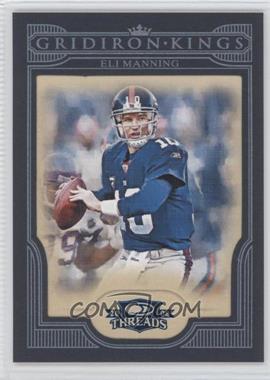 2008 Donruss Threads - Pro Gridiron Kings - Blue Framed #PGK-19 - Eli Manning /50