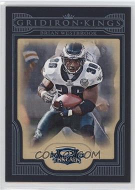 2008 Donruss Threads - Pro Gridiron Kings - Blue Framed #PGK-2 - Brian Westbrook /50