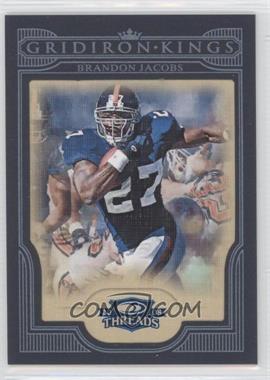 2008 Donruss Threads - Pro Gridiron Kings - Blue Framed #PGK-48 - Brandon Jacobs /50