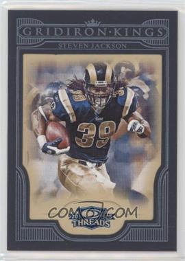 2008 Donruss Threads - Pro Gridiron Kings - Blue Framed #PGK-8 - Steven Jackson /50