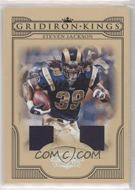 2008 Donruss Threads - Pro Gridiron Kings - Materials #PGK-8 - Steven Jackson /250