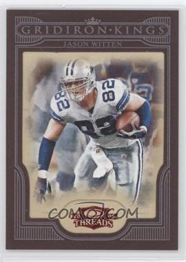 2008 Donruss Threads - Pro Gridiron Kings - Red Framed #PGK-24 - Jason Witten /100