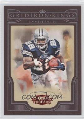 2008 Donruss Threads - Pro Gridiron Kings - Red Framed #PGK-9 - Emmitt Smith /100