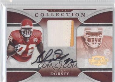 2008 Donruss Threads - Rookie Collection Materials - Prime Signature #RCM-17 - Glenn Dorsey /25