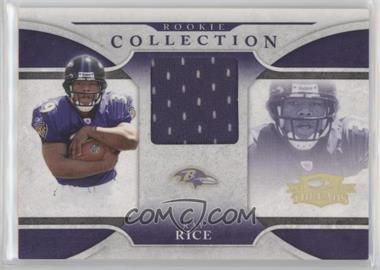 2008 Donruss Threads - Rookie Collection Materials #RCM-23 - Ray Rice /500