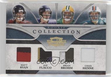 2008 Donruss Threads - Rookie Collection Quad Materials - Prime #RCQM-4 - Matt Ryan, Joe Flacco, Brian Brohm, Chad Henne /25