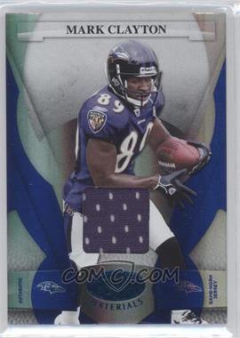 2008 Leaf Certified Materials - [Base] - Mirror Blue Materials #11 - Mark Clayton /50