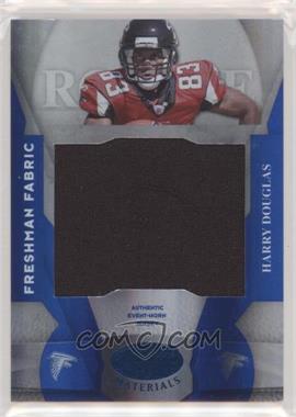 2008 Leaf Certified Materials - [Base] - Mirror Blue Materials #206 - Freshman Fabric - Harry Douglas /50 [EX to NM]