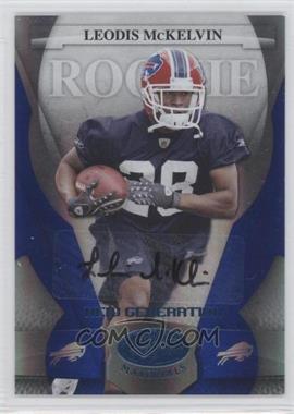 2008 Leaf Certified Materials - [Base] - Mirror Blue Signatures #180 - New Generation - Leodis McKelvin /100