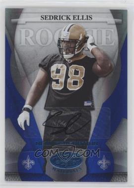 2008 Leaf Certified Materials - [Base] - Mirror Blue Signatures #192 - New Generation - Sedrick Ellis /100